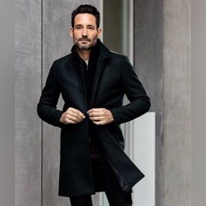 Theory Black Men's Coat